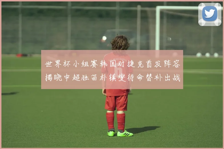 世界杯小组赛韩国对捷克首发阵容揭晓中超独苗朴镇燮待命替补出战